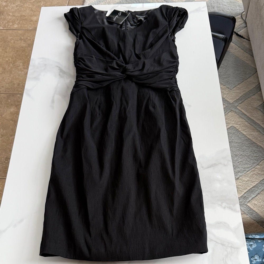 White House Black Market Elegant Black Mini Dress